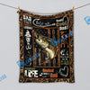 BlueJose Love My Dad Fishing Blanket