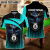 BlueJose Billiards 8-Ball Eagle Personalized Shirt ( 3 Colors)