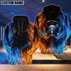 BlueJose Billiards Water & Fire Personalized Name, Team Name 3D Shirt
