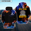 BlueJose Never Underestimate An Old Man Who Play Darts Personalized Name Shirt
