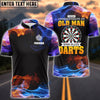 BlueJose Never Underestimate An Old Man Who Play Darts Personalized Name Shirt