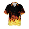 BlueJose Bowling Flame Personalized Name Hawaiian Shirt