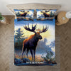Bluejose Moose Hunting Bedding Set