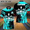 BlueJose Bowling and Pins Winner Personalized Name, Team Name 3D Shirt