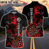 BlueJose Darts Howling Wolf Dartboard Multicolor Options Personalized Name Shirt (4 Colors)