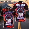BlueJose Darts Glitch Digital Dartboard Personalized Name, Team Name Unisex Shirt (4 Colors)