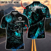 BlueJose Darts Grim Reaper Skull Flame Dark Fantasy Design Personalized Name, Team Name Unisex Shirt (4 Colors)
