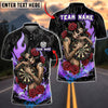 BlueJose Darts Sugar Skull Rose Gothic Flame Personalized Name, Team Name Unisex Shirt (4 Colors)