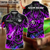 BlueJose Billiards 8 Ball Mythical Fire Dragon Personalized Name Shirt (4 Colors)
