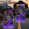 BlueJose Darts Thunder Flame Hell Cerberus Personalized Name, Team Name Unisex Shirt (4 Colors)