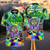 BlueJose Darts 420 Vibe Trippy Chill Customized Name, Team Name 3D Shirt (4 Colors)