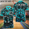 BlueJose Bowling And Pins Minotaur Thunder Customized Name, Team Name 3D Shirt (4 Colors)