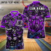 BlueJose Bowling And Pins Minotaur Thunder Customized Name, Team Name 3D Shirt (4 Colors)