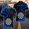 BlueJose Darts Fire Solo Customized Name, Team Name 3D Shirt (4 Colors)