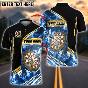 BlueJose Darts Emerald Precision Personalized Name, Team Name Shirt (4 Colors)