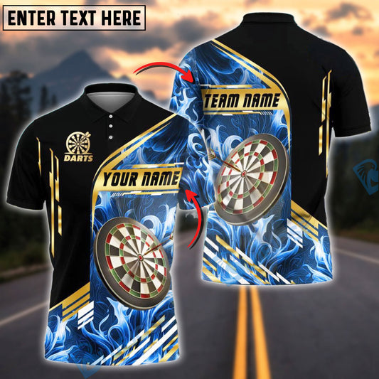 BlueJose Darts Emerald Precision Personalized Name, Team Name Shirt (4 Colors)