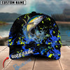 BlueJose Fishing Water Splash Graphic Personalized Cap (13 Breeds)