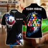 BlueJose Billiards Texas Flag 8 Ball Stars And Stripes Style Personalized Shirt (2 Colors)