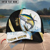 BlueJose Fishing Gold Black Dynamic Jump Personalized Cap (13 Breeds)