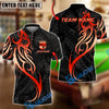 BlueJose Billiards 8 Ball Golden Tribal Crown Personalized Name, Team Name Unisex Shirt (4 Colors)