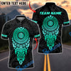 BlueJose Darts Sport Aztec Gold Target Mandala Personalized Name, Team Name Unisex Shirt (4 Colors)
