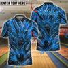 BlueJose Bowling And Pins Thunder Dragon Lightning Power Customized Name 3D Shirt (4 Colors)