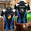 BlueJose Billiards Yin And Yang Ball 89 Prestige Personalized Name Shirt (4 Colors)