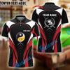 BlueJose Billiards Yin And Yang Ball 89 Prestige Personalized Name Shirt (4 Colors)