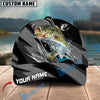 BlueJose Fishing Gray Jumping Water Splash Graphic Personalized Cap (13 Breeds)