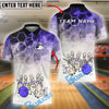 BlueJose Bowling And Pins Cartoon Pins Confusion Customized Name, Team Name 3D Shirt (4 Colors)