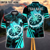 BlueJose Darts Fiery Dartboard Explosion 2 Customized Name, Team Name 3D Shirt (4 Colors)