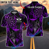 BlueJose Darts Wolf Flame Smoke Customized Name, Team Name 3D Shirt (4 Colors)