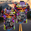 BlueJose Darts Bulldog King Graffiti Crown Customized Name, Team Name 3D Shirt (4 Colors)