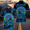 BlueJose Darts Neon Dartboard Monster Bulldog Customized Name, Team Name 3D Shirt (4 Colors)