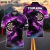 BlueJose Darts Werewolf Chains Sunset Customized Name, Team Name 3D Shirt (4 Colors)
