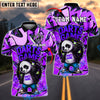 BlueJose Darts Skateboard Panda in Street Personalized Name, Team Name Shirt (4 Colors)