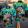BlueJose Darts Graffiti Skeleton Beer Style Personalized Name, Team Name Shirt (4 Colors)