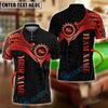 BlueJose Billiards Golden Tribal Pattern Personalized Name Shirt (4 Colors)
