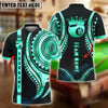 BlueJose Billiards 8 Ball Gold Mandala Personalized Name Shirt (4 Colors)