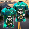 BlueJose Darts Wolf Graffiti Style Customized Name, Team Name 3D Shirt (4 Colors)