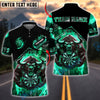 BlueJose Darts Fire Bull Arena Customized Name, Team Name 3D Shirt (4 Colors)
