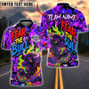 BlueJose Darts Fear The Bull Graffiti Style Customized Name, Team Name 3D Shirt (4 Colors)