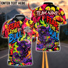 BlueJose Darts Fear The Bull Graffiti Style Customized Name, Team Name 3D Shirt (4 Colors)