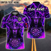 BlueJose Darts Fiery Bear King Customized Name, Team Name 3D Shirt (4 Colors)
