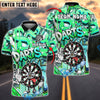 BlueJose Darts Urban Mask Dartboard Graffiti Personalized Name, Team Name Shirt (4 Colors)