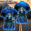 BlueJose Darts Inferno Bull King Customized Name, Team Name 3D Shirt (4 Colors)