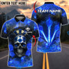 BlueJose Darts Skull Flame Flower Target Customized Name, Team Name 3D Shirt (4 Colors)