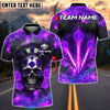 BlueJose Darts Skull Flame Flower Target Customized Name, Team Name 3D Shirt (4 Colors)