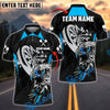 BlueJose Darts Fierce Eagle Illustration Personalized Name, Team Name Shirt (4 Colors)