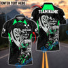 BlueJose Darts Fierce Eagle Illustration Personalized Name, Team Name Shirt (4 Colors)
